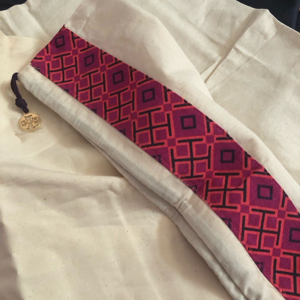 New Tory Burch dust / burlap sack. 28” L x 16” W. Like new condition